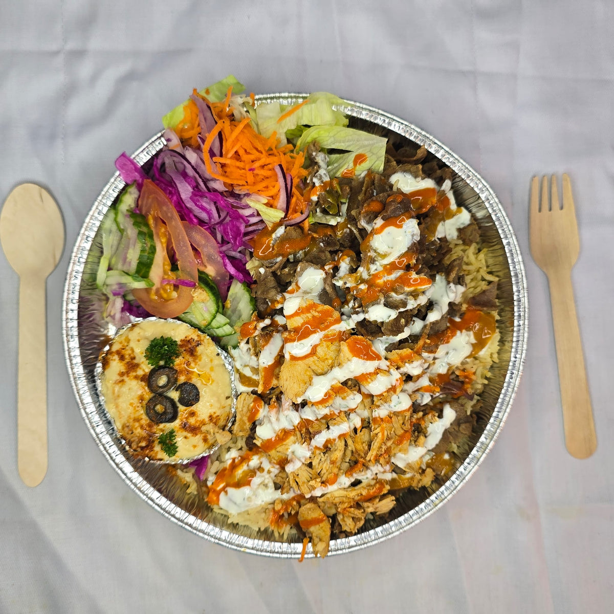 KEBAB ON RICE – Gleneden kebab