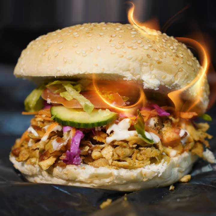 SHAWARMA BURGER – Gleneden kebab