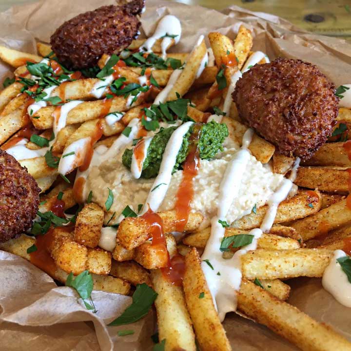 FALAFEL ON CHIPS